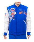 PRO STANDARD New York Mets Home Town Blue/White Varsity Jacket