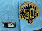 NEW YORK METS 50TH ANNIVERSARY "SUNRISE PACK' CAMEL BRIM NEW ERA FITTED HAT