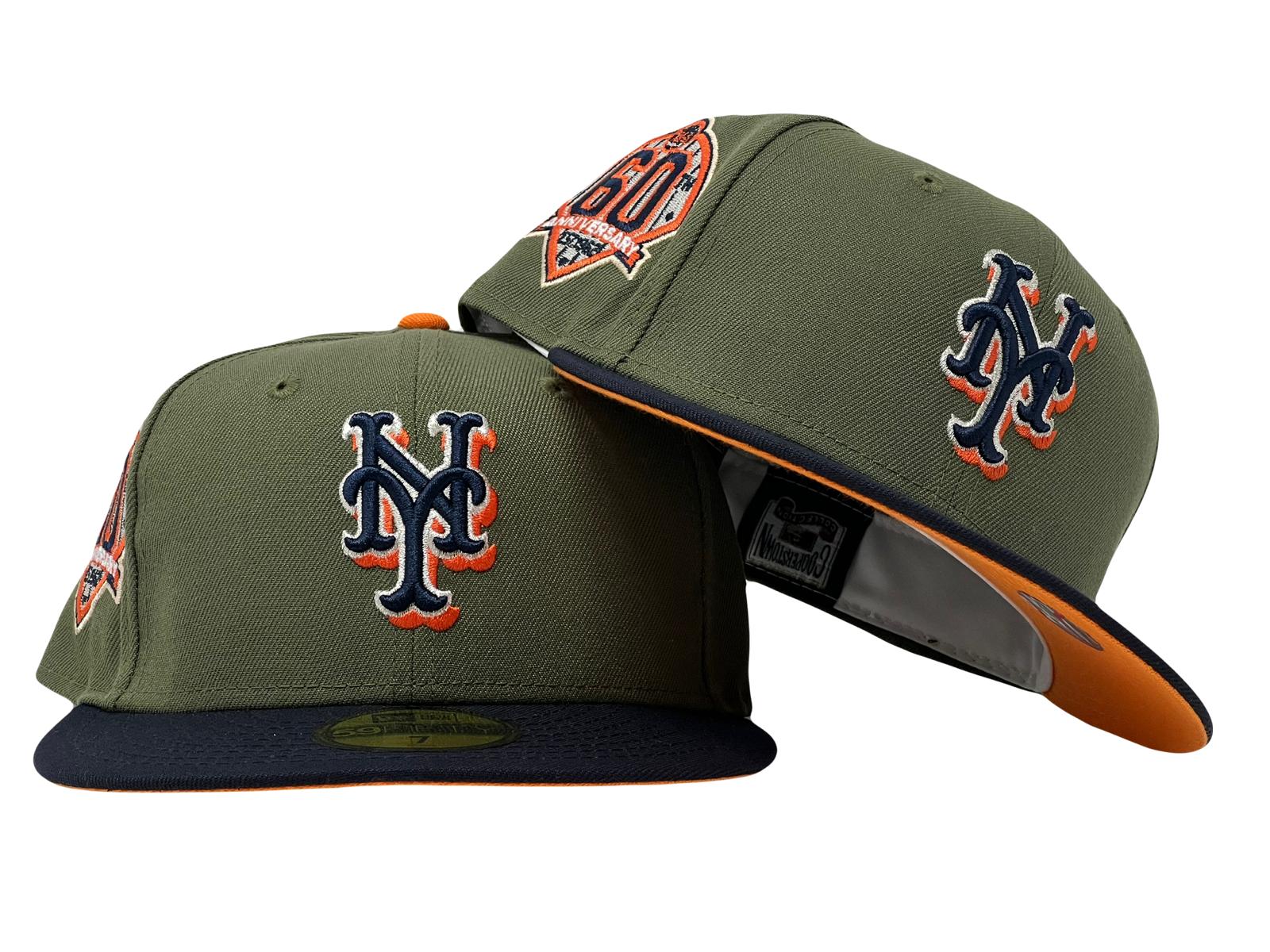 Atlanta Braves 150th Anniversary Olive Navy Visor Rust Orange Brim New Era  Fitted Hat – Sports World 165