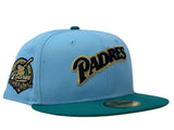SAN DIEGO PADRES 40TH ANNIVERSARY "SUNRISE PACK" CAMEL BRIM NEW ERA FITTED HAT