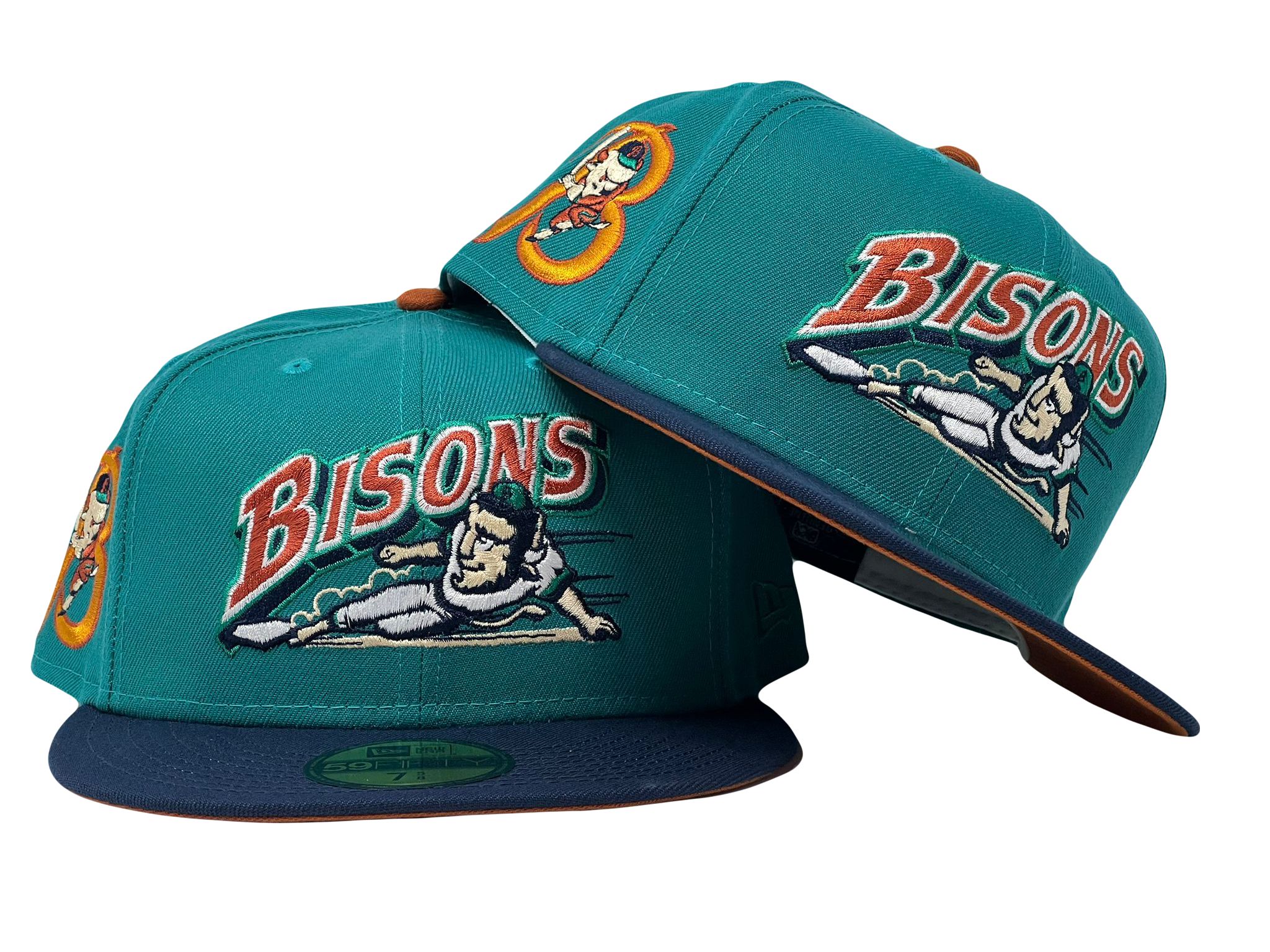 New Era: Milb Bisons Dark Green Fitted Hat