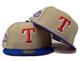 TEXAS RANGERS 1995 ALL STAR GAME CAMEL ROYAL RED BRIM NEW ERA FITTED HAT