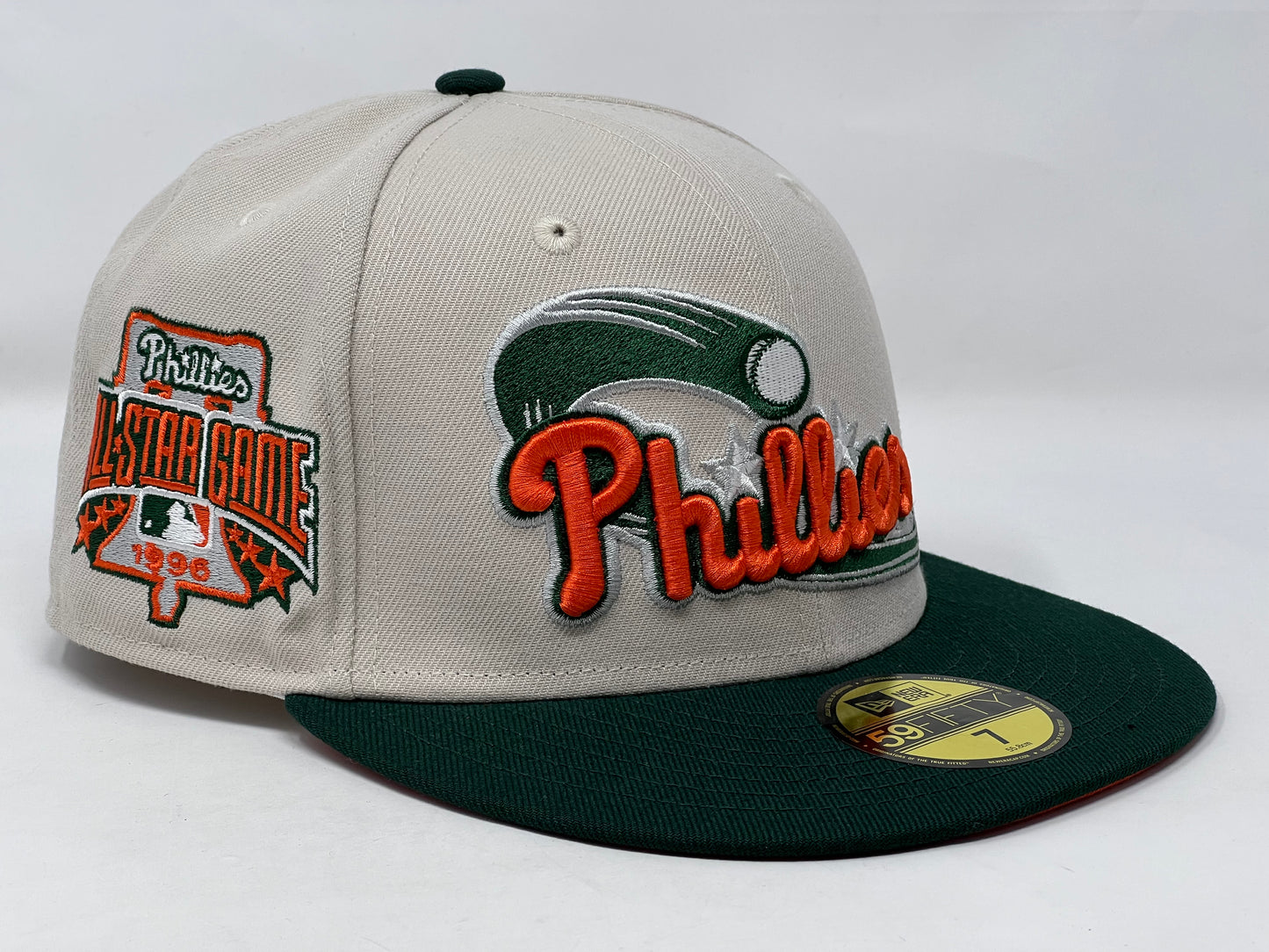 Philadelphia Phillies 1996 All Star Game "Sneaker Match-Up" Pack Orange Brim New Era Fitted Hat