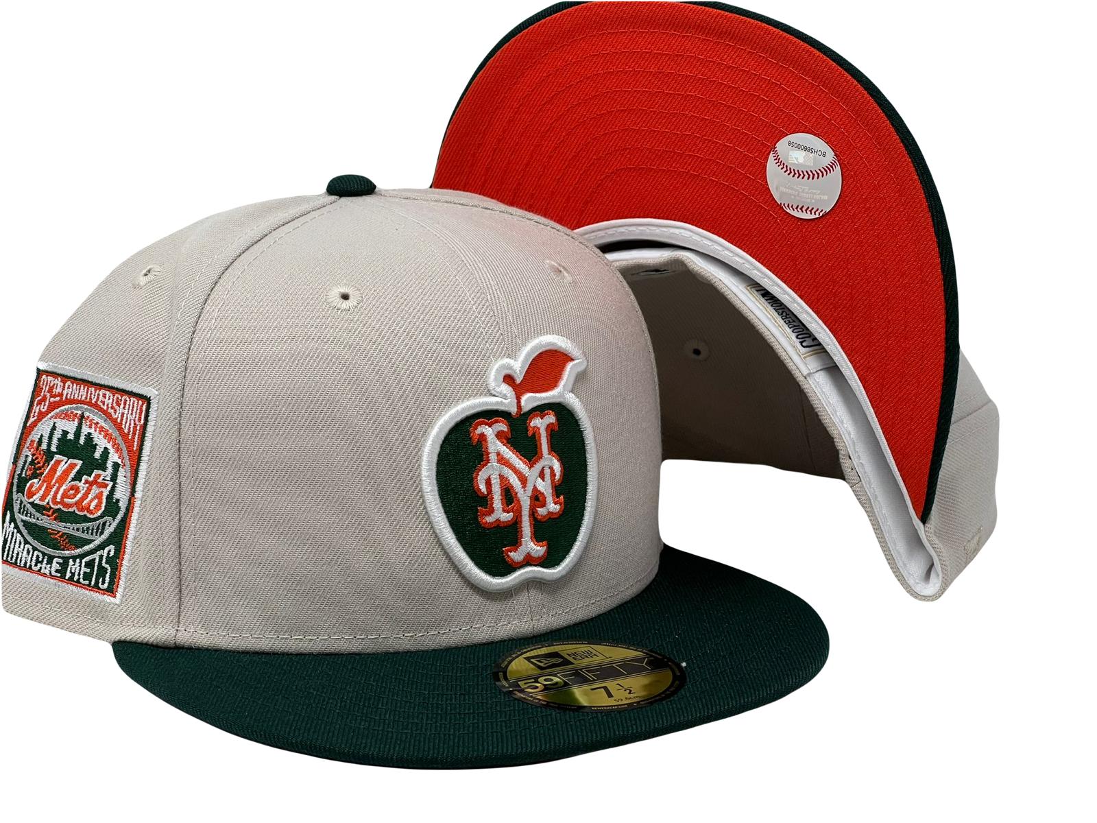 NEW YORK METS 25TH ANNIVERSARY NEW ERA 59FIFTY FITTED (ORANGE UNDER –