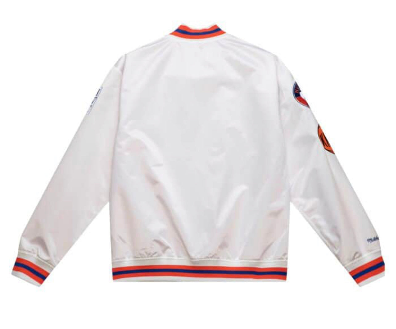 New York Knicks City Connect Mitchell and Ness Lightweight Satin Jacket