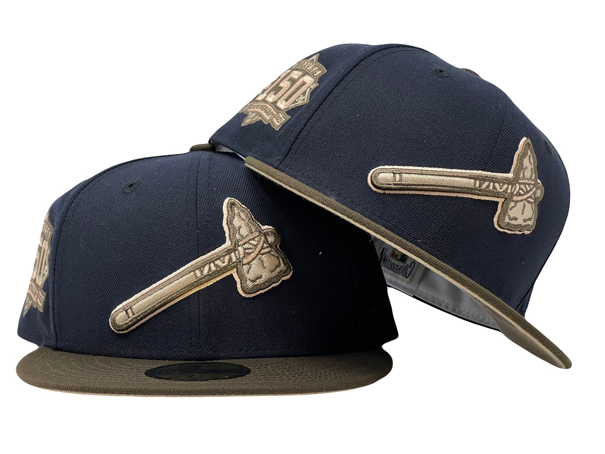 Men's New Era Brown/Mint Atlanta Braves 150th Anniversary Walnut Mint 59FIFTY Fitted Hat