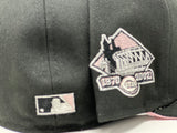 Cincinnati Reds River Front Stadium Black Pink Brim New Era Fitted Hat