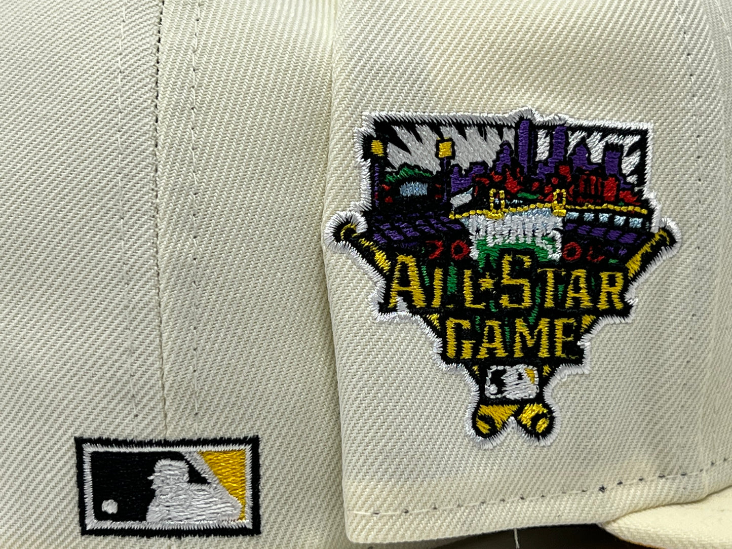Pittsburgh Pirates 2006 All Star Game "Off White Dome" Taxi Yellow  Brim New Era Fitted Hat