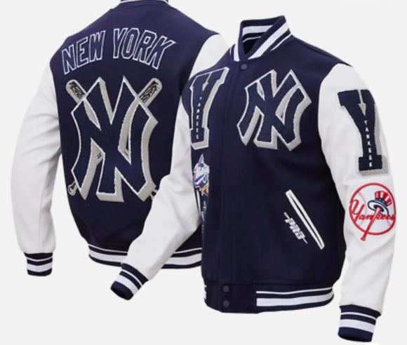 PRO STANDARD  Men's New York Yankees Mash Up Varsity Jacket