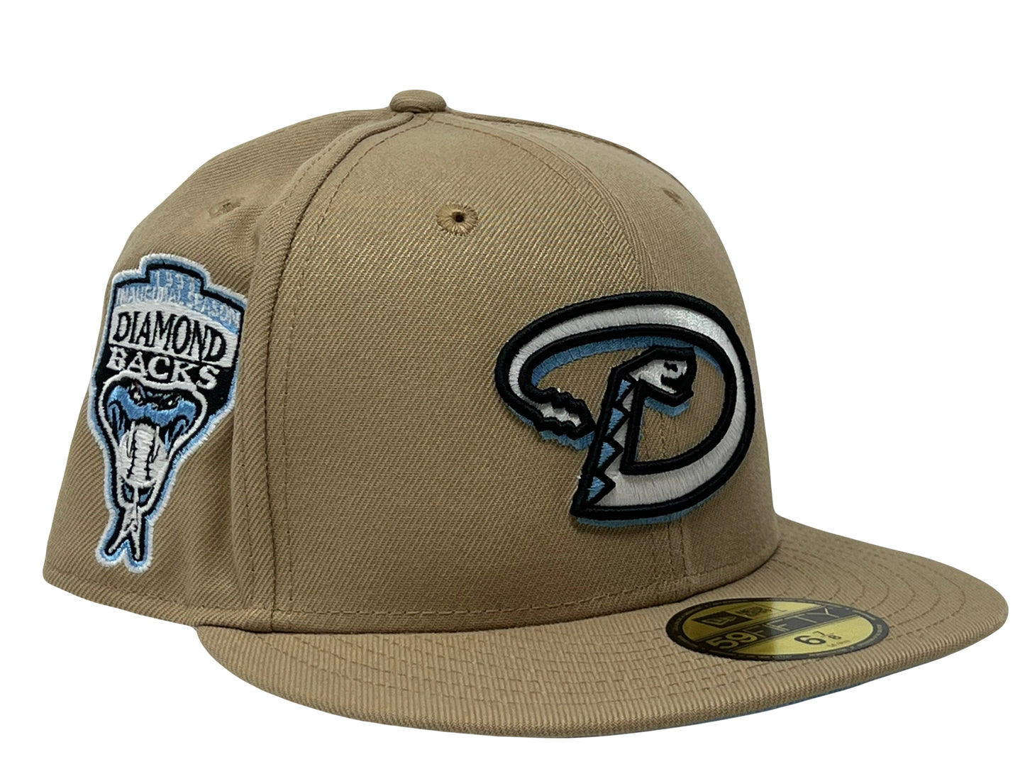 Arizona Diamond Backs 1998 Inaugural Season Camel Icy Brim New Era Fitted Hat
