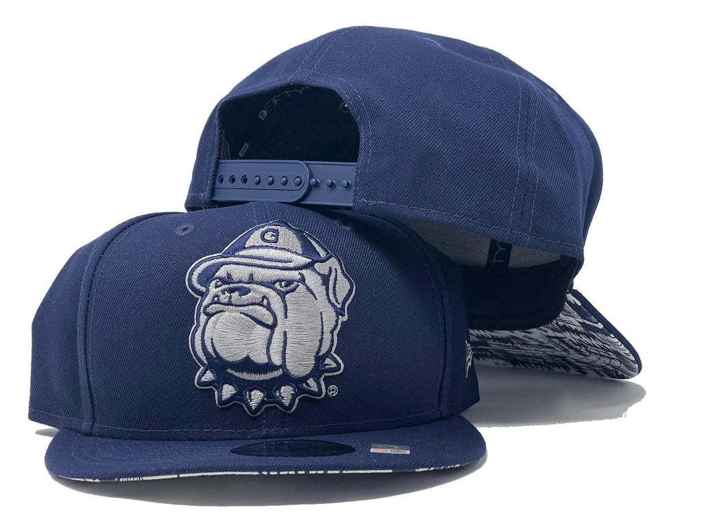 GEORGETOWN HOYAS 950 NAVY BLUE NEW ERA SNAPBACK TO MATCH AIR JORDAN 1 & 6