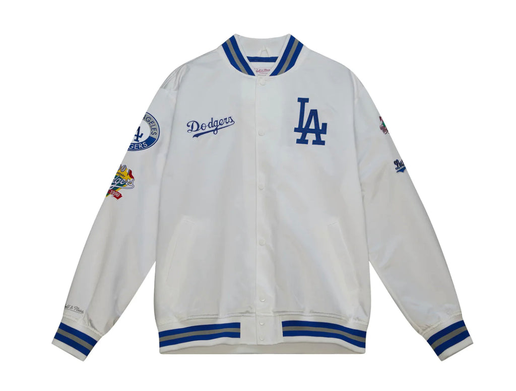 Los Angeles Dodgers City Collection Mitchell and Ness Lightweight Satin Jacket