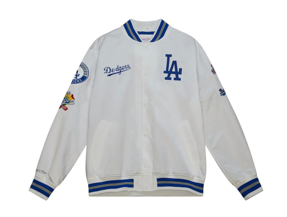 Los Angeles Dodgers City Collection Mitchell and ness Lightweight Satin Jacket