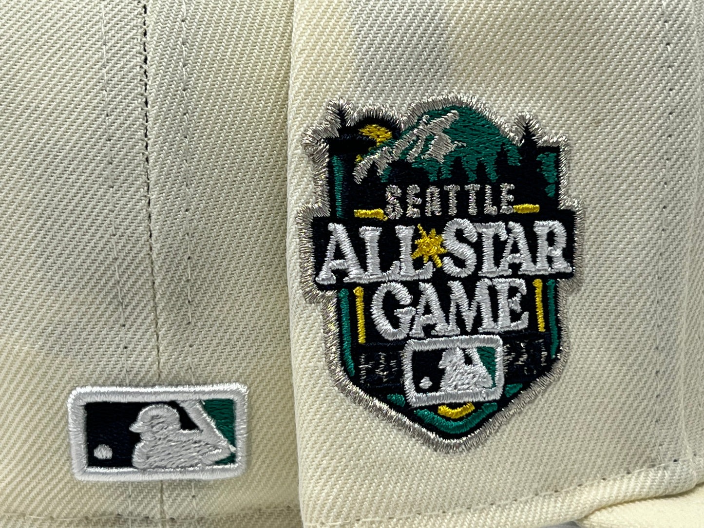 SEATTLE MARINERS 2023 ALL STAR GAME "OFF WHITE DOME" PACK AQUA BRIM NEW ERA FITTED HAT