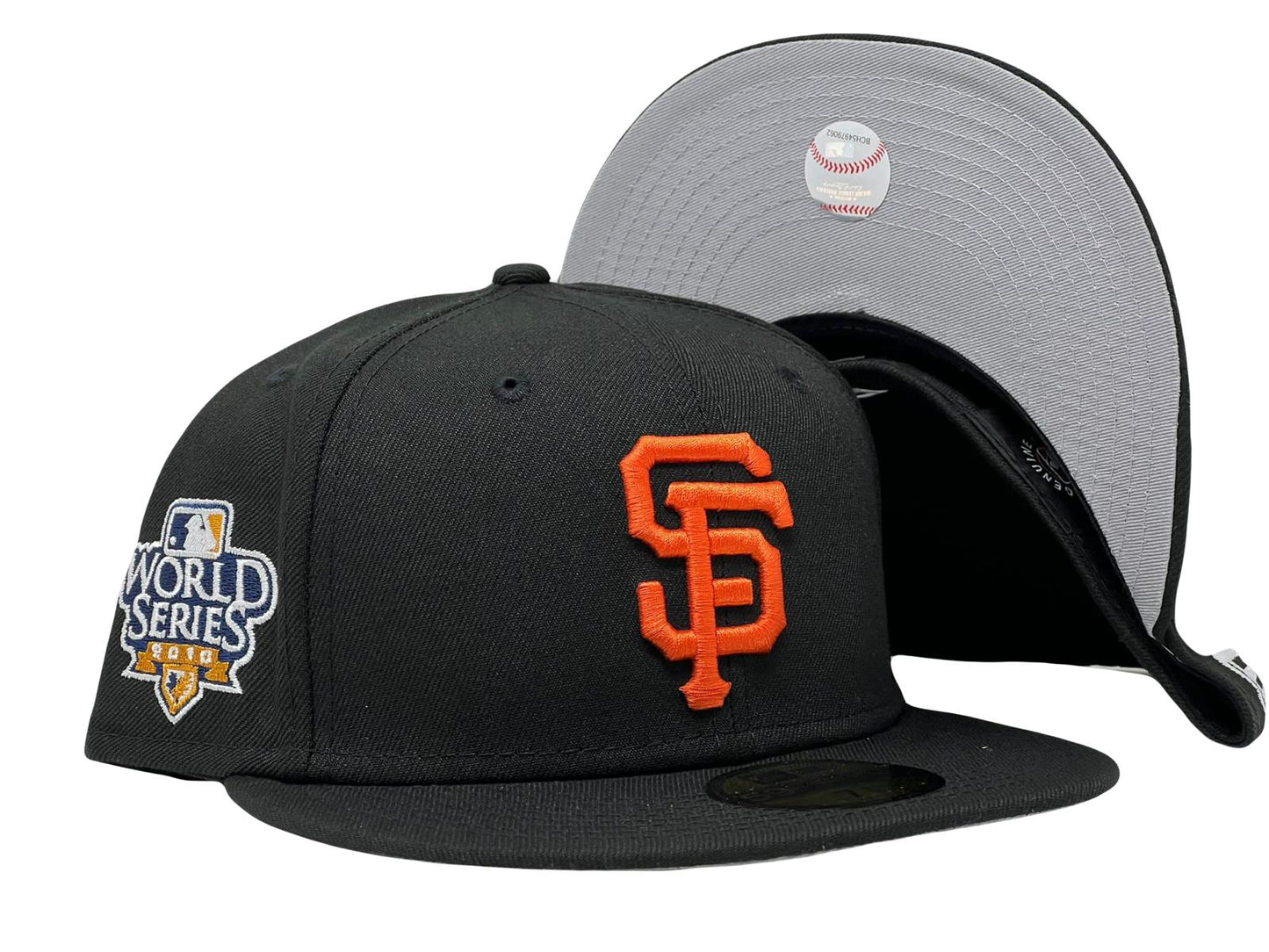 San Francisco Giants 2010 World Series Gray Brim New Era Fitted Hat