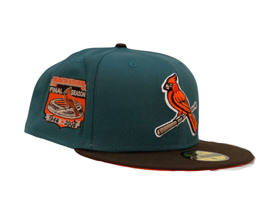 St. Louis Cardinals  Stadium Orange Brim New Era Fitted Hat