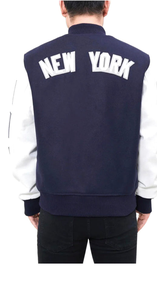 Pro Standard MLB New York Yankees Logo Blended Varsity Men's Jacket