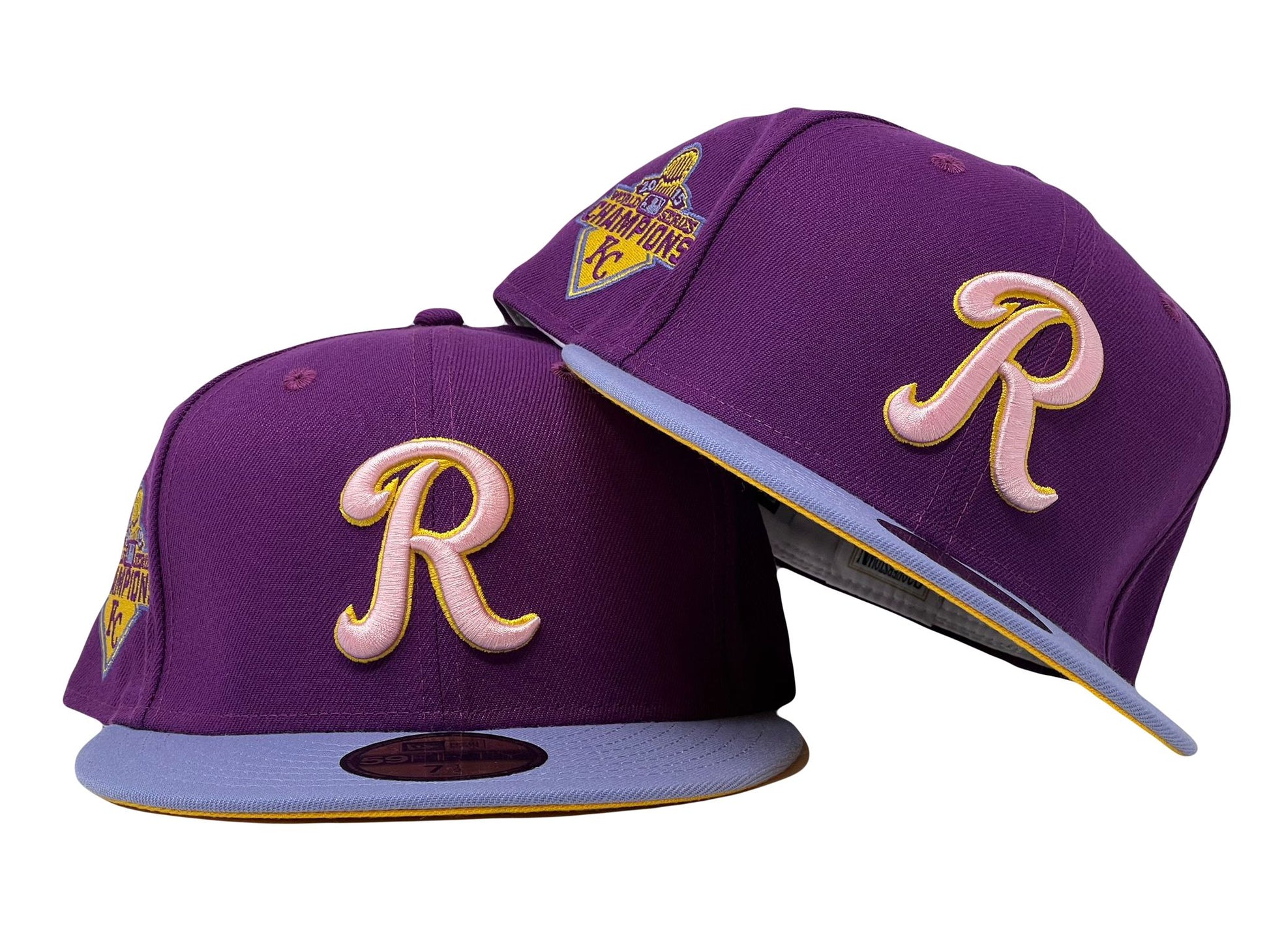 Kansas City Royals "Princess Collection " Yellow Brim New Era Fitted Hat