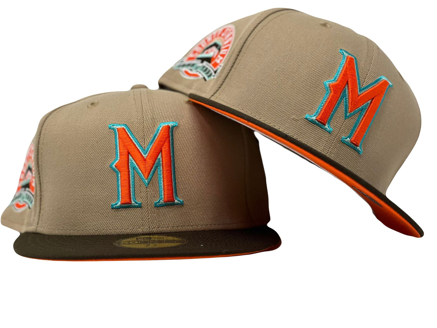 Milwaukee Brewers County Stadium "Princess Collection" Orange Brim New Era Fitted Hat