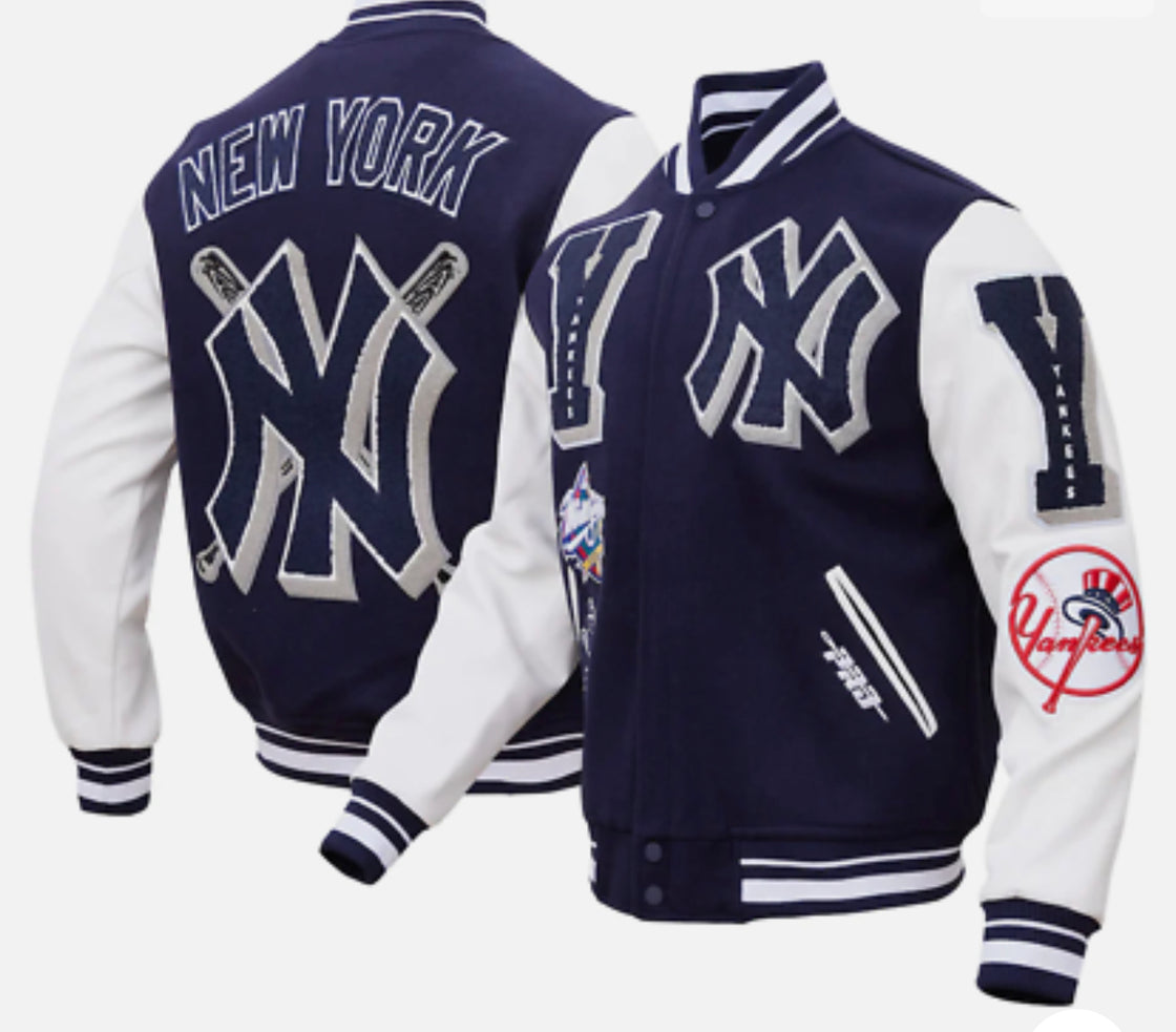 Pro Standard  Men's New York Yankees Mash Up Varsity Jacket