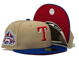 TEXAS RANGERS 1995 ALL STAR GAME CAMEL ROYAL RED BRIM NEW ERA FITTED HAT
