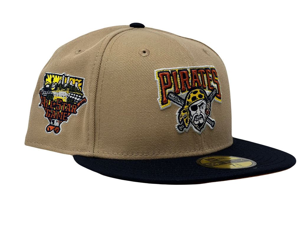 Pittsburgh Pirates 2006 All Star Game Camel Navy Blue Visor Rust Orange Brim New Era Fitted Hat