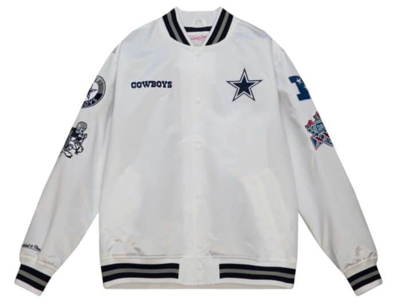 NFL Dallas Cowboys 5X Super Bowl Champions Cotton Twill Jacket 
