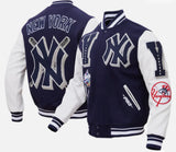 PRO STANDARD  Men's New York Yankees Mash Up Varsity Jacket