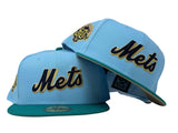 NEW YORK METS 50TH ANNIVERSARY "SUNRISE PACK' CAMEL BRIM NEW ERA FITTED HAT