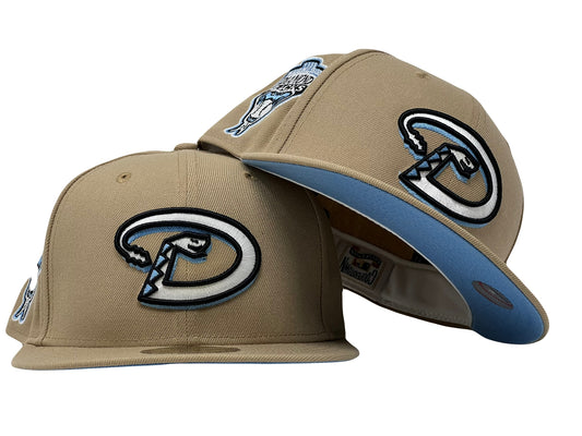 Arizona Diamond Backs 1998 Inaugural Season Camel Icy Brim New Era Fitted Hat