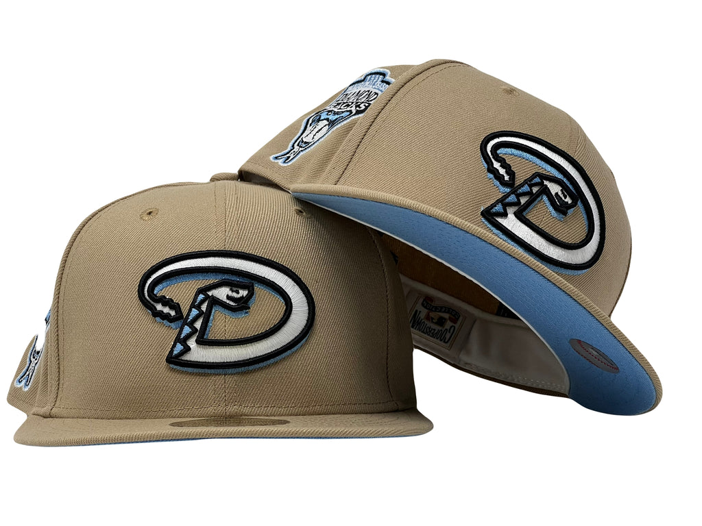 Arizona Diamond Backs 1998 Inaugural Season Camel Icy Brim New Era Fitted Hat