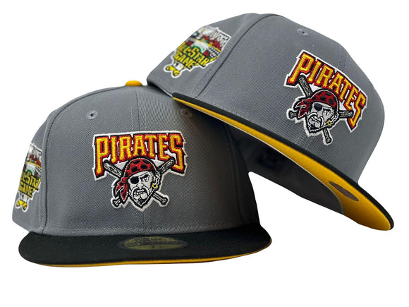 PITTSBURGH PIRATES 2006 ALL STAR GAME TAXI YELLOW BRIM NEW ERA FITTED HAT