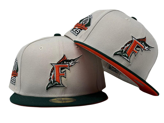 Florida Marlins 25th Anniversary "SNEAKER MATCH-UP" Pack Brim New Era Fitted Hat