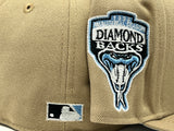 ARIZONA DIAMONDBACKS 1998 INAUGURAL SEASON CAMEL ICY BRIM NEW ERA FITTED HAT
