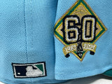 LOS ANGELES ANGELS 60TH ANNIVERSARY "SUNRISE PACK" CAMEL BRIM NEW ERA FITTED HAT