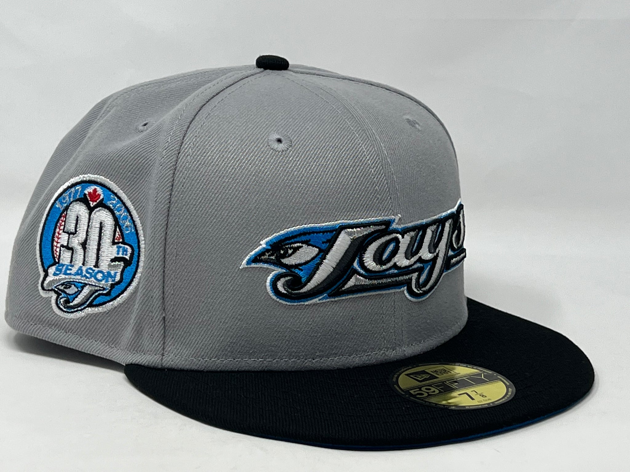 Toronto Blue Jays Fitted New Era 59Fifty New White Logo Cap Hat