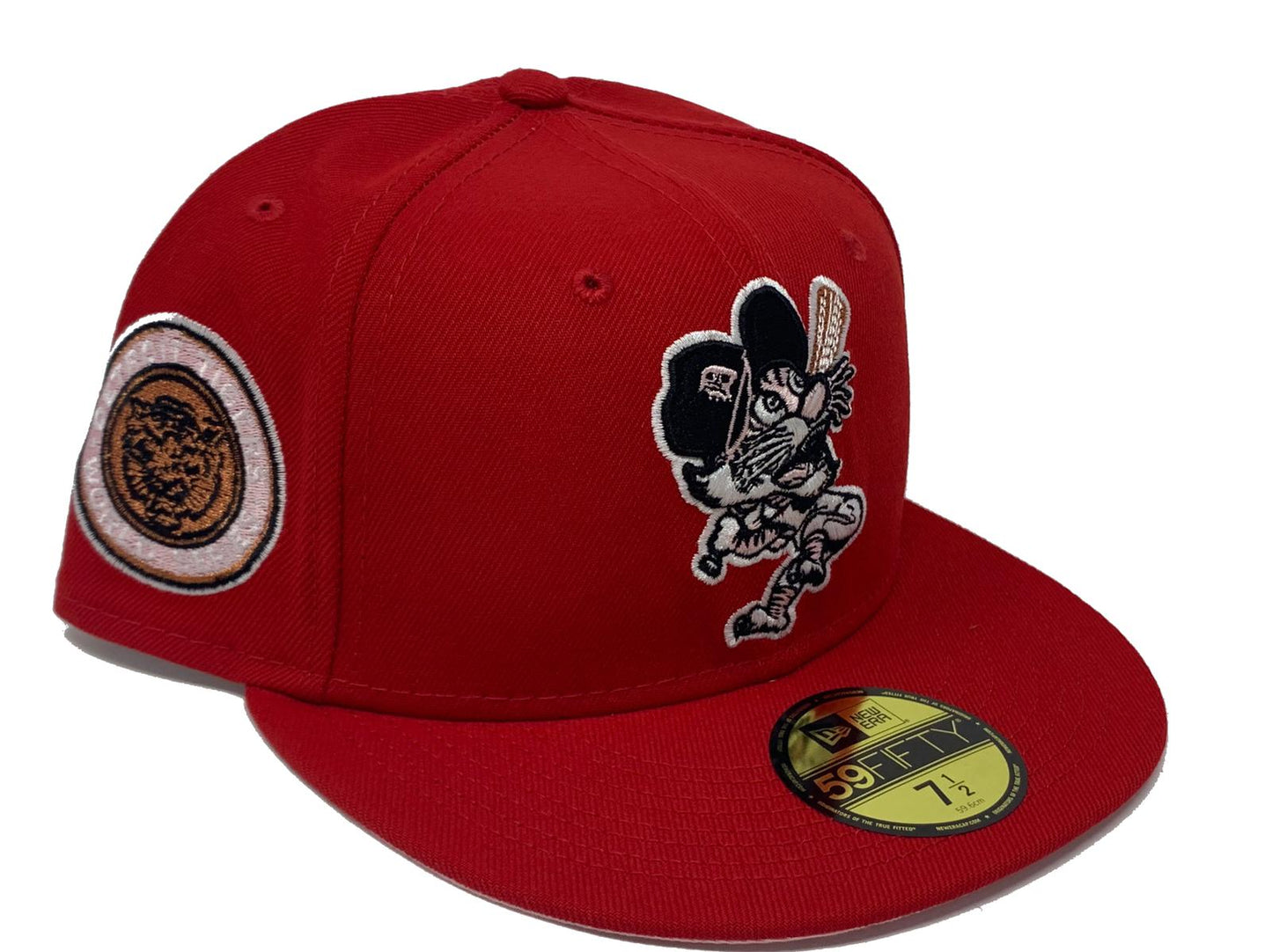 Red Detroit Tigers 1968 World Series Strawberry Refresher Fitted Hat