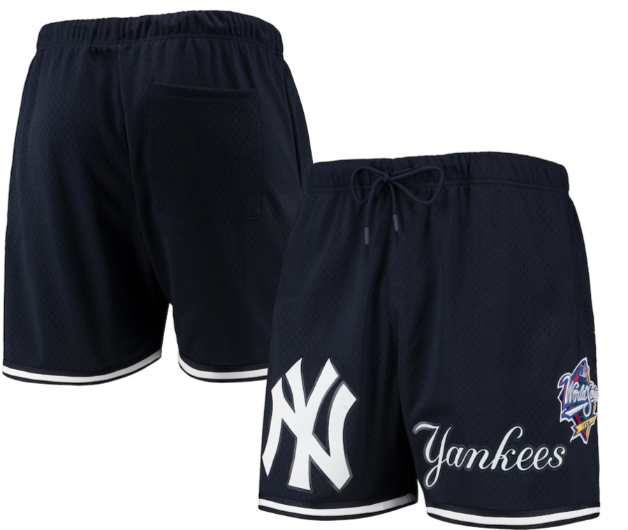 NEW YORK YANKEES MLB PRO STANDARD 1999 WORLD SERIES MESH SHORTS