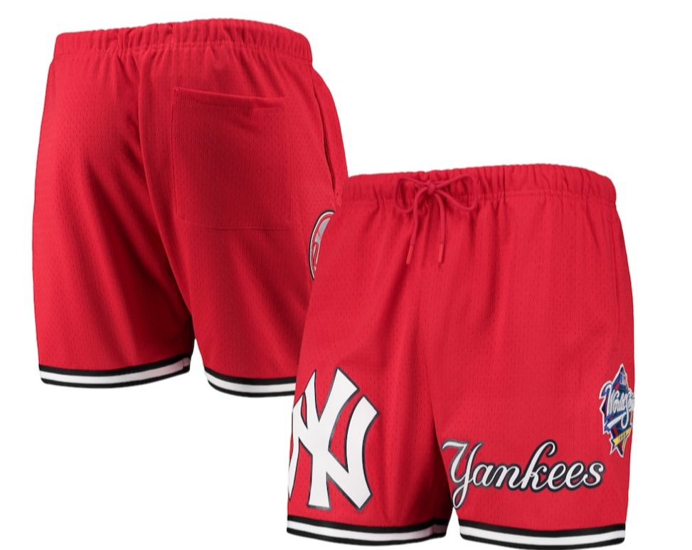 NEW YORK YANKEES MLB PRO STANDARD 1999 WORLD SERIES MESH SHORTS
