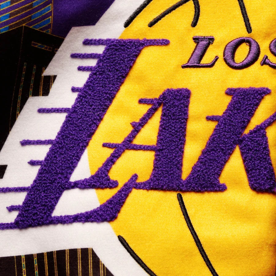 Black Los Angeles Lakers Pro Standard Remix Varsity Jacket